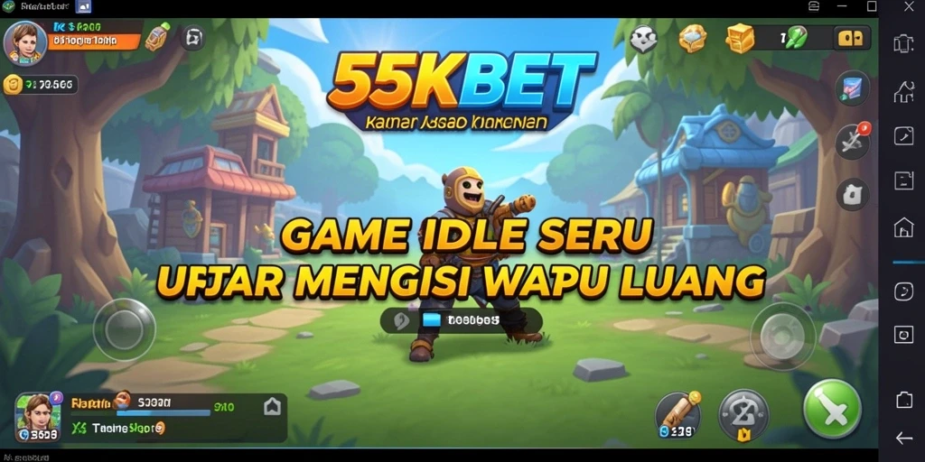 Tampilan gameplay 55KBET yang menarik dan sederhana.
