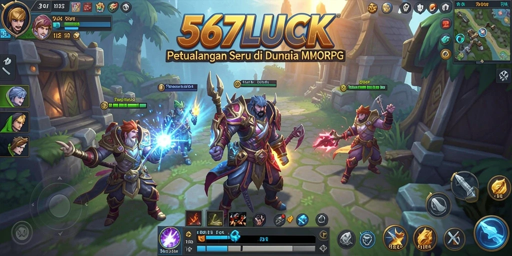 Tampilan gameplay epik dari game MMORPG 567LUCK yang seru.