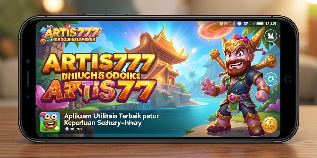 Tampilan antarmuka utama ARTIS777 yang mudah digunakan.