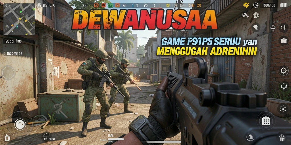 Gameplay DEWANUSA menampilkan aksi tembak-tembakan yang intens dan menarik.