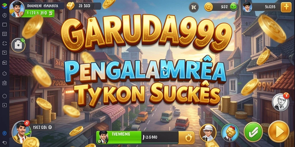 Tampilan utama gameplay GARUDA999 yang menarik dan penuh strategi Tycoon.