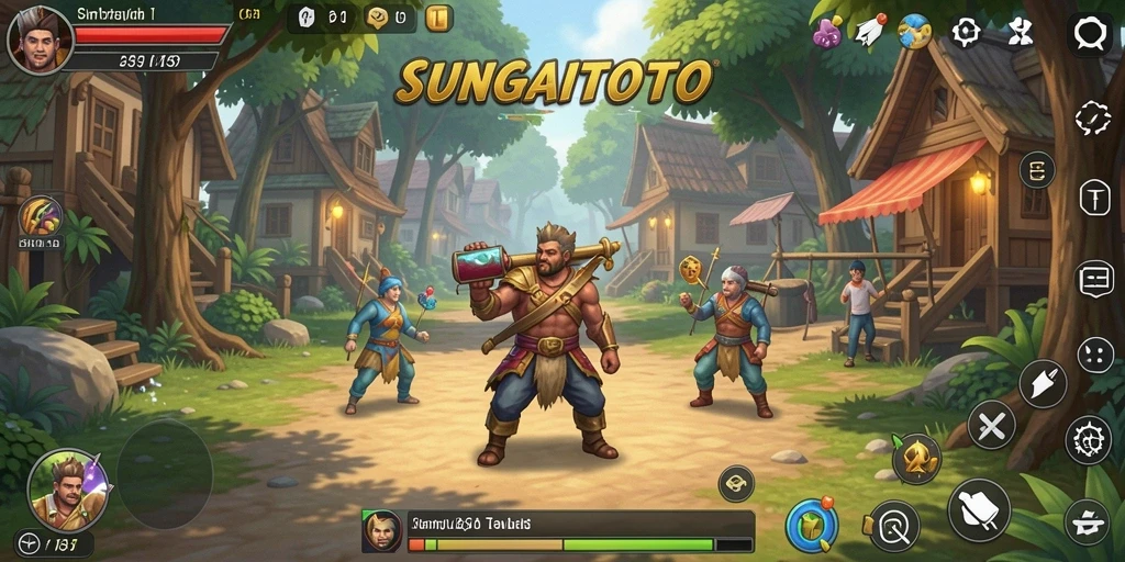 Tampilan gameplay SUNGAITOTO yang dinamis dan menarik.